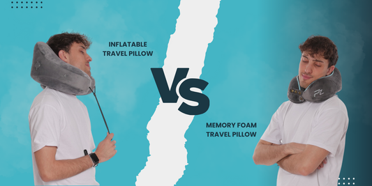 Inflatable vs. Memory Foam Travel Pillow: Which is right for you? FLOWZOOM