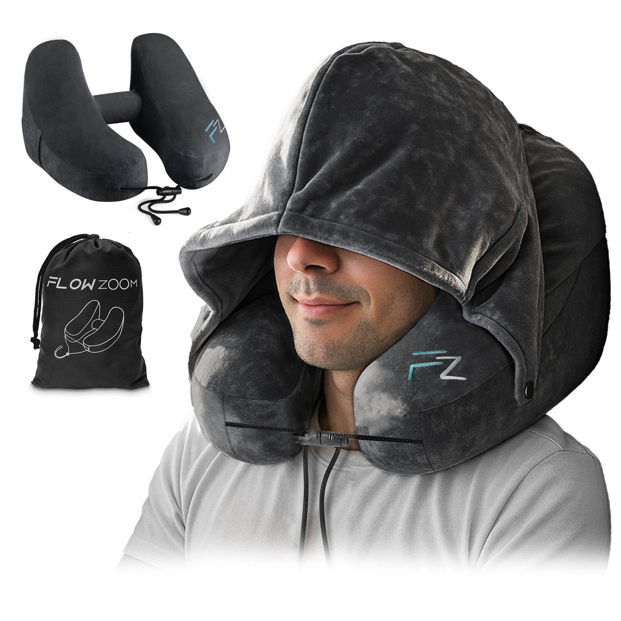 Travel Comfort: AIR Pillow by FLOWZOOM