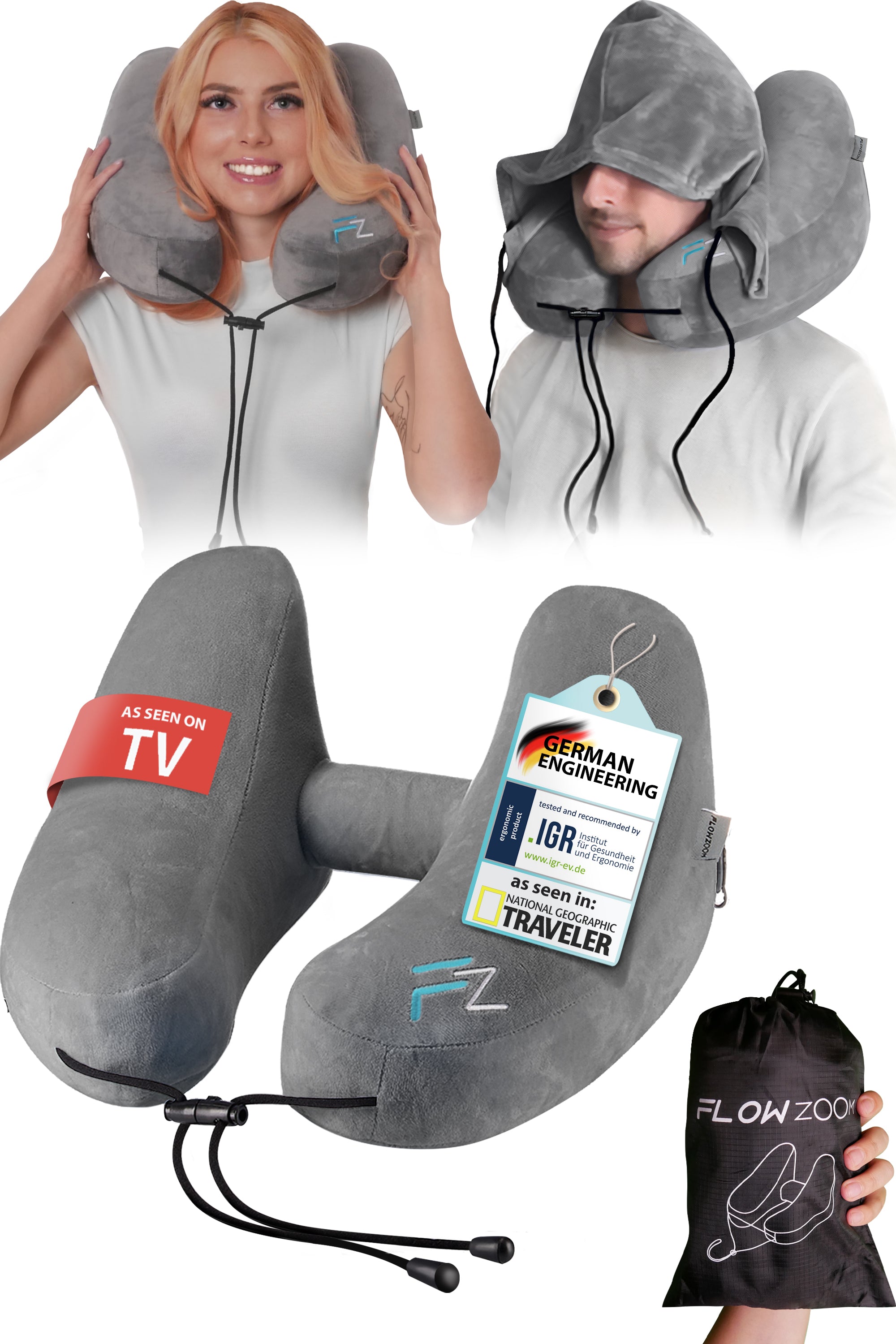 Neck pillow with hood hotsell