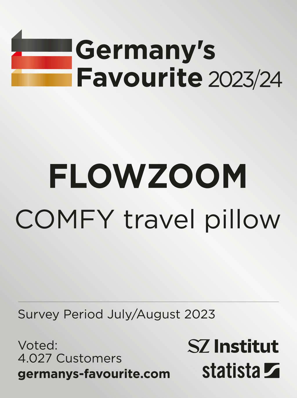 COMFY Reisekissen FLOWZOOM