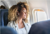 Woman Sleeping on an airplane