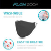 Washable and Easy to Breathe FLOWZOOM Face Mask with Filter Pocket 