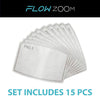 Load image into Gallery viewer, FLOWZOOM Filter for Face Mask - Includes 15 PCS Set