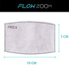 FLOWZOOM Filter for Face Mask - Medium Size